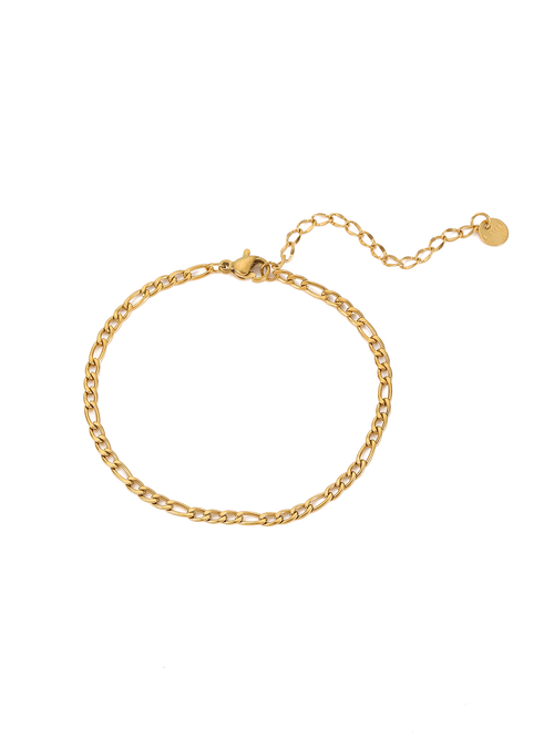 Bracelet chaîne dorée