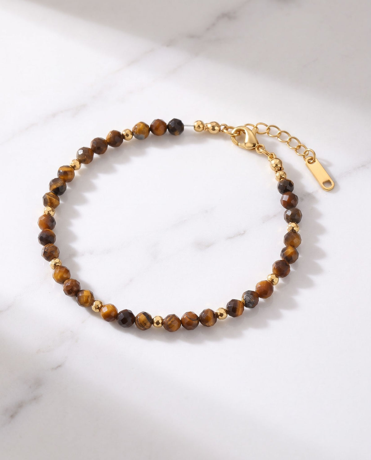Bracelet perles ambrées