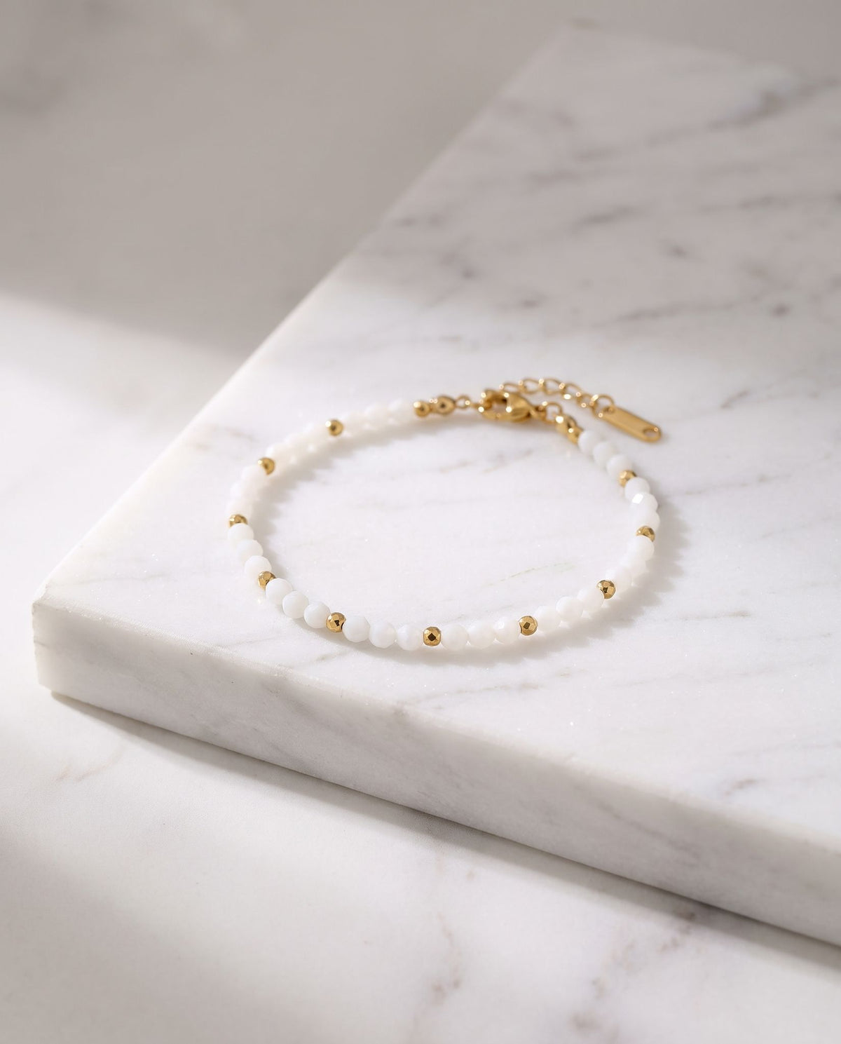 Bracelet perles ambrées