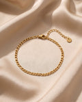 Bracelet chaîne dorée
