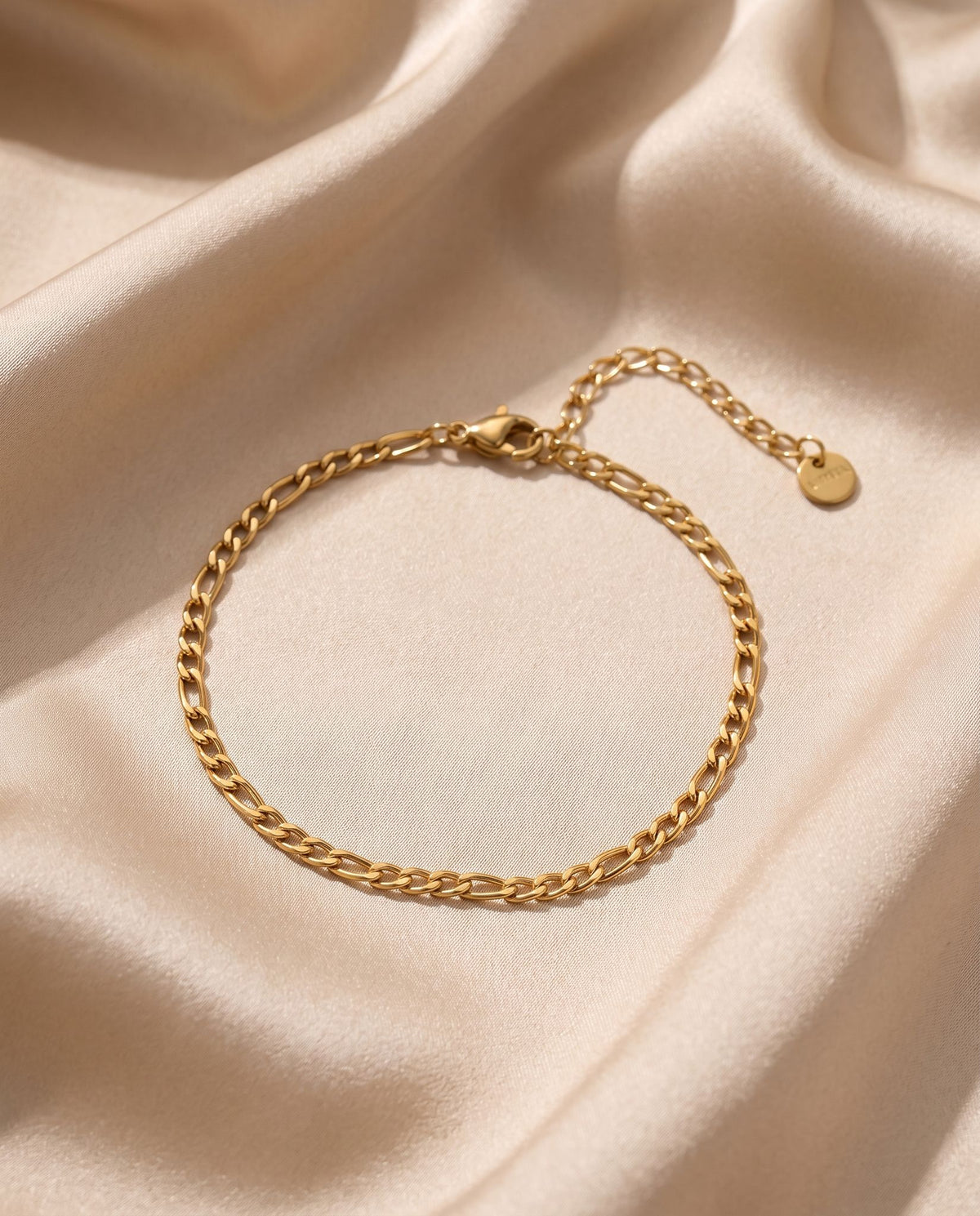 Bracelet chaîne dorée